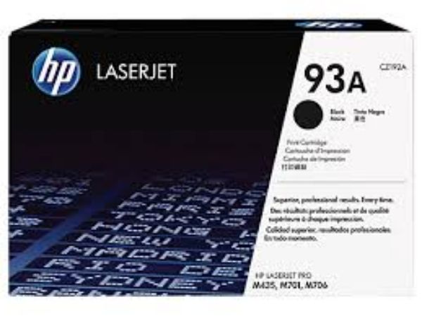 Picture of HP #93A Black Toner Cartridge