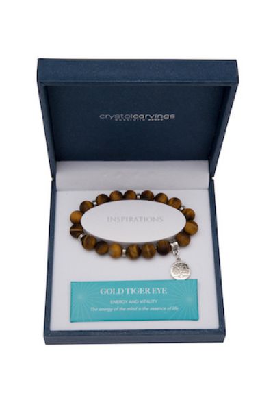 Picture of Gold Tiger Eye Matte Bracelet