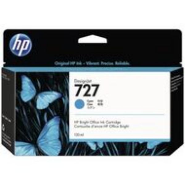 Picture of HP 727 130ml Cyan Ink Cartridge