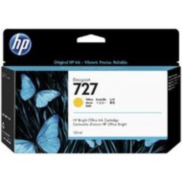 Picture of HP 727 130ml Yellow Ink Cartridge