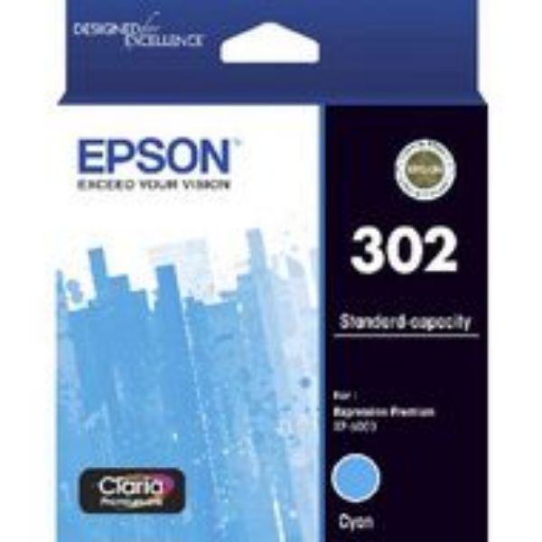 Picture of Epson 302 Cyan Ink Cartridge