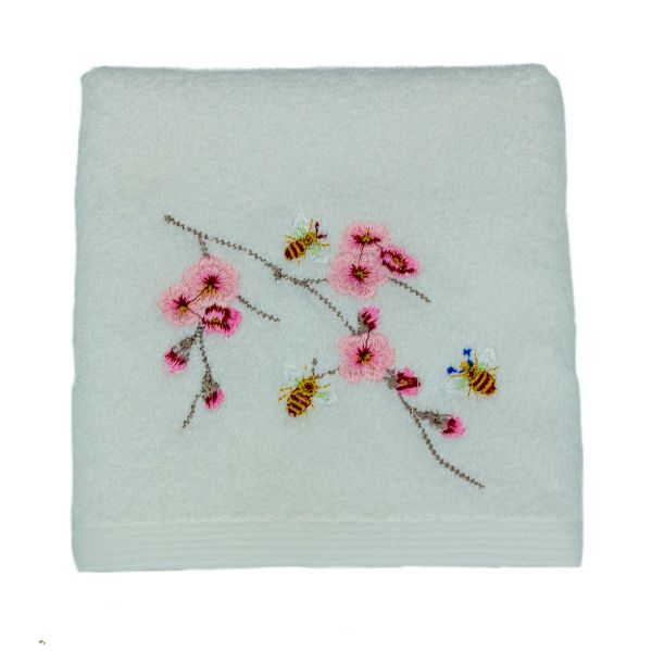 Picture of Blossom Embroidered Face Washer.