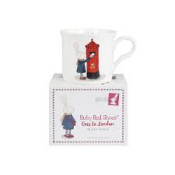 Picture of Ruby Red Shoes London Post Box Wide Flare Mug