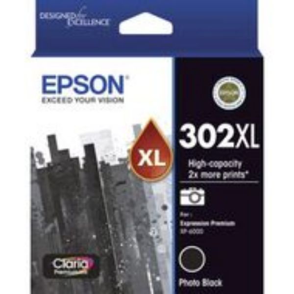 Picture of Epson 302 High Yield Photo Blk Ink Cartridge