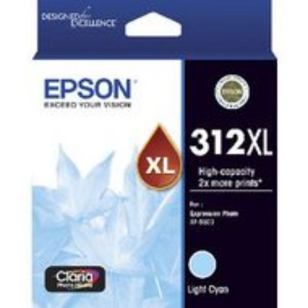 Picture of Epson 312 High Yield Light Cyan Ink Cartridge