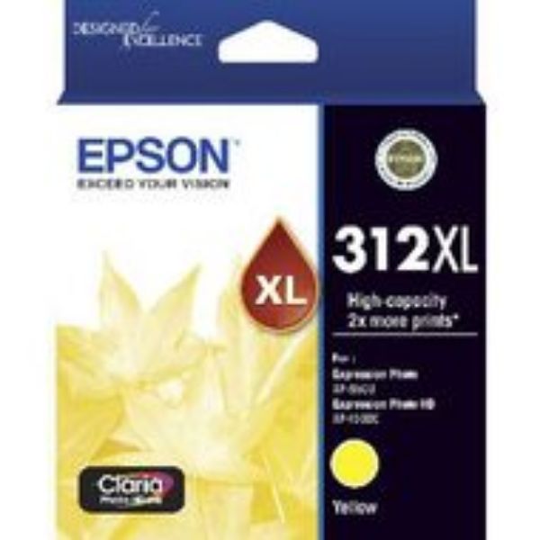 Picture of Epson 312 High Yield Yellow Ink Carttridge