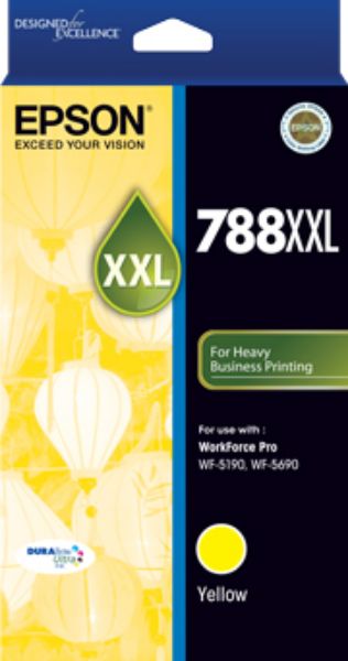 Picture of Epson 788XXL Yellow Ink Cartridge