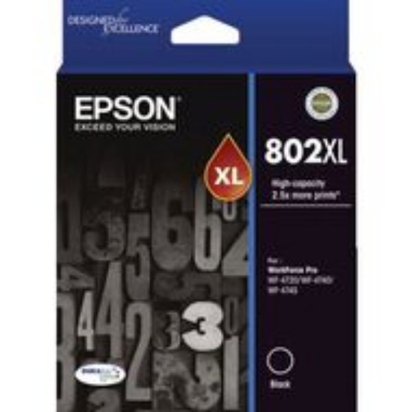 Picture of Epson 802 Black XL Ink Cartridge