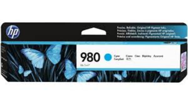 Picture of HP 980 Cyan Ink Cartridge