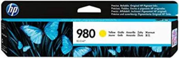 Picture of HP 980 Yellow Ink Cartridge