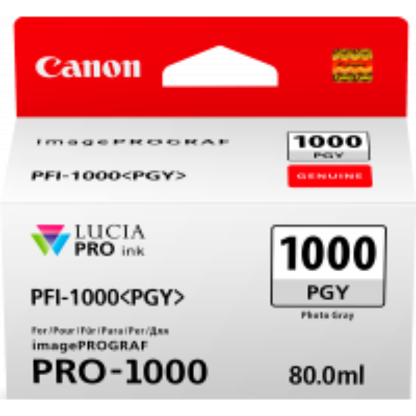 Picture of Canon PFI1000 Photo Grey Ink Cartridge