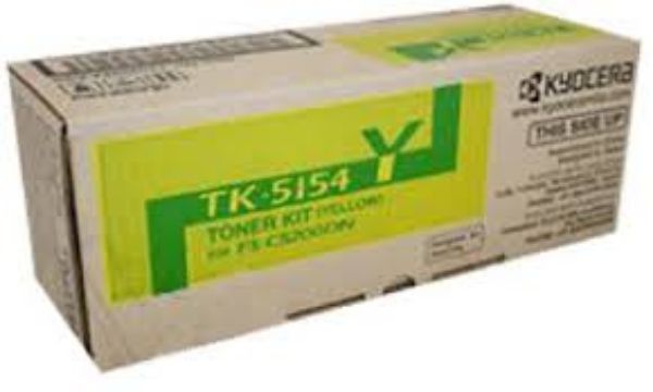 Picture of Kyocera TK-5154 Yellow Toner Cartridge