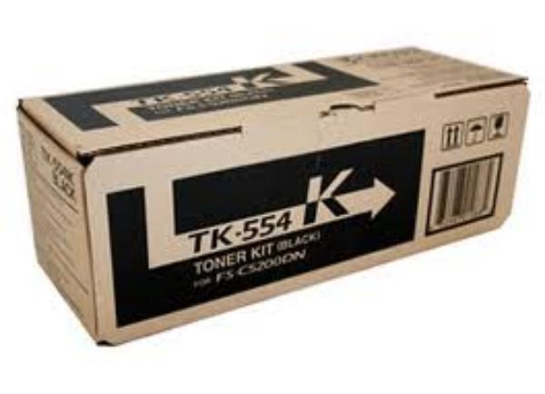 Picture of Kyocera TK-554 Black Toner Cartridge