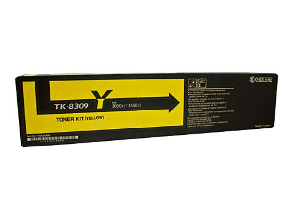 Picture of Kyocera TK-8309 Yellow Toner Cartridge