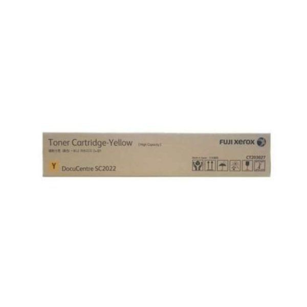 Picture of Fuji Xerox CT203027 Yellow Toner Cartridge