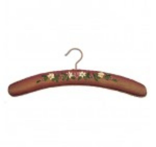 Picture of Coat Hanger Corded with Flower - Gold