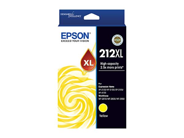 Picture of Epson 212 High Yield Yellow Ink Cartridge