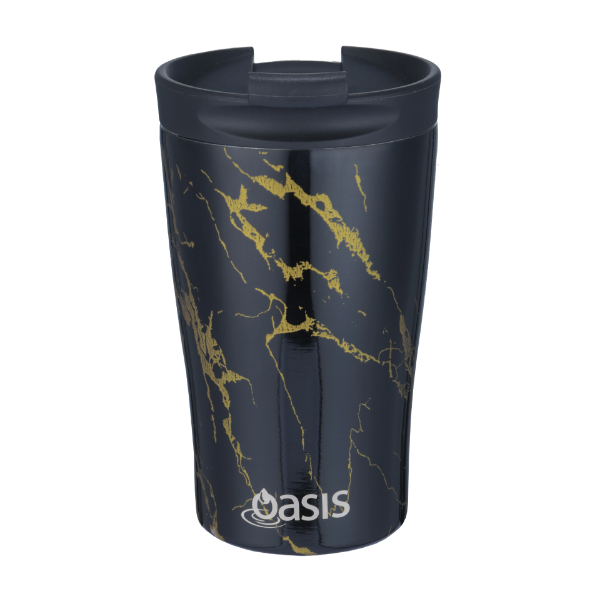 Picture of Oasis S/S Double Walled Insulated Travel Mug Gold Onyx 350ml