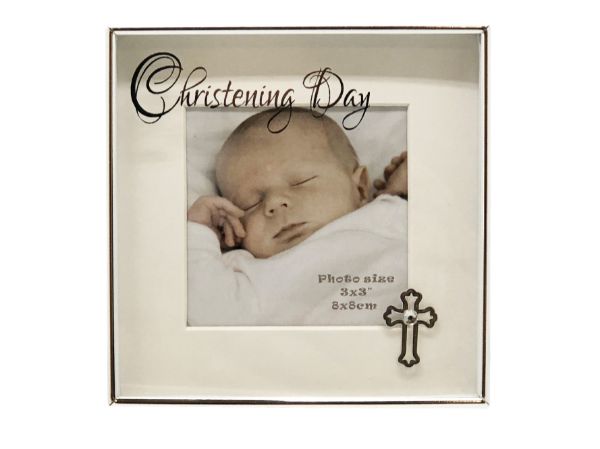 Picture of Frame Christening Message 3 x 3