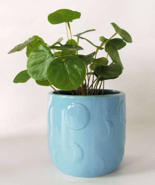 Picture of Elemental Moon Planter Blue - Small 11 cm